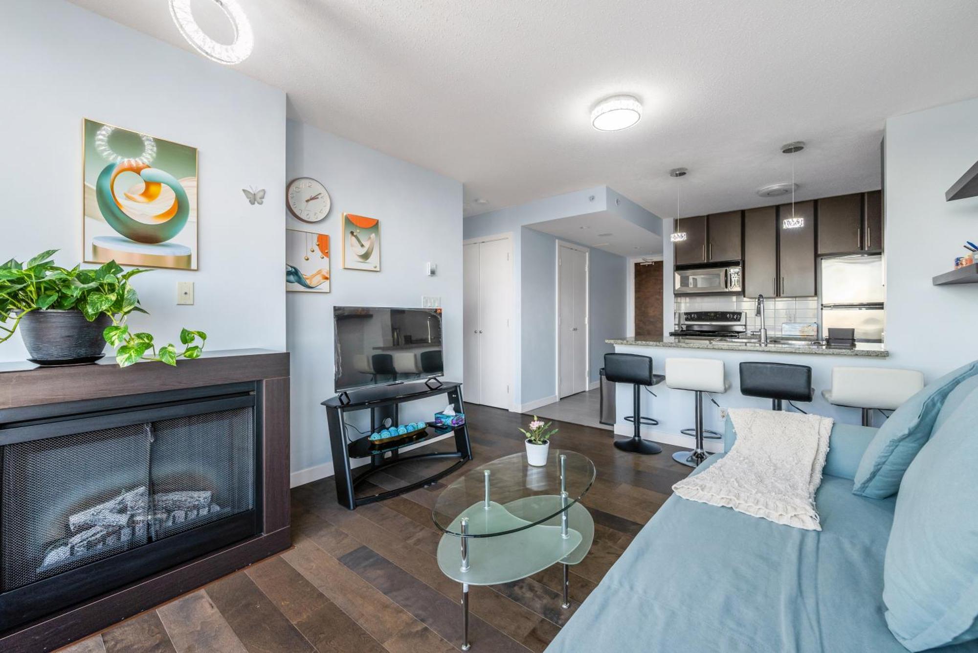 Downtown 1 Bedroom Water View Condo Vancouver Eksteriør bilde